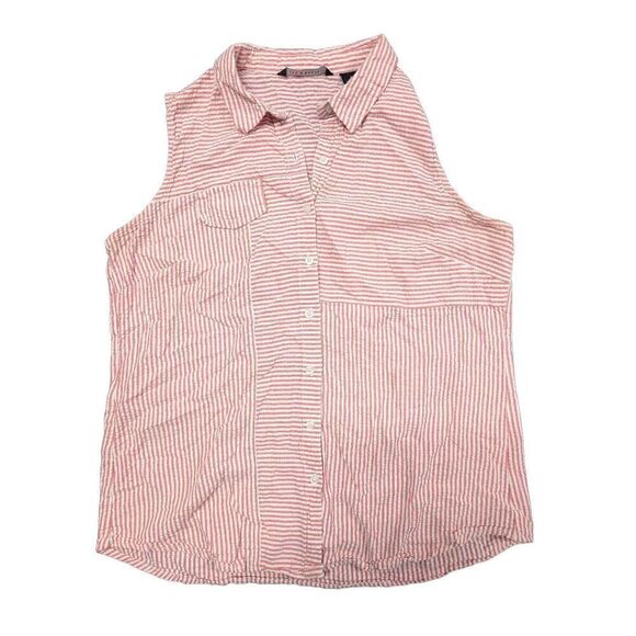 Anthropologie Women's Red and White Shirt - Picture 1 of 4